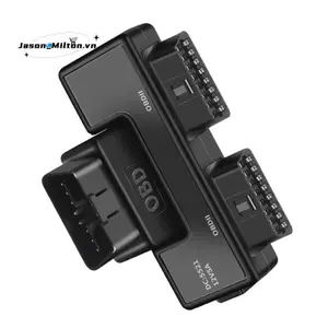 Dây chuyển đổi mở rộng OBD 16 chân Cáp lõi đa năng với Dc5521