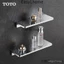 Giá Để Đồ Trong Phòng Tắm Bằng Đồng TOTO, Giá Để Đồ Trên Tường Phòng Tắm, Kệ Một Chữ Trước Gương, Không Cần Đục Lỗ