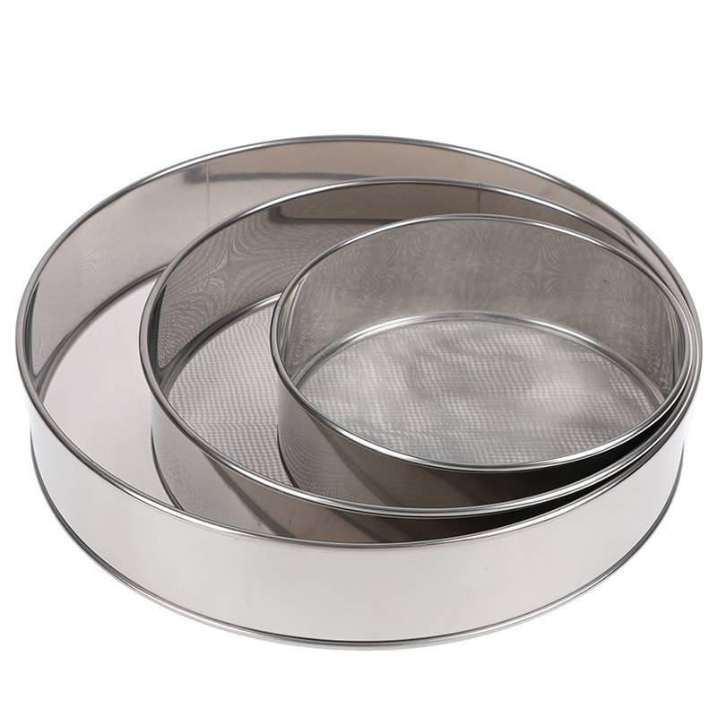 AN.MART Kitchen Fine 60 # Lưới Bột Sifter Thép không gỉ Bột Sàng Lọc Sifter VN