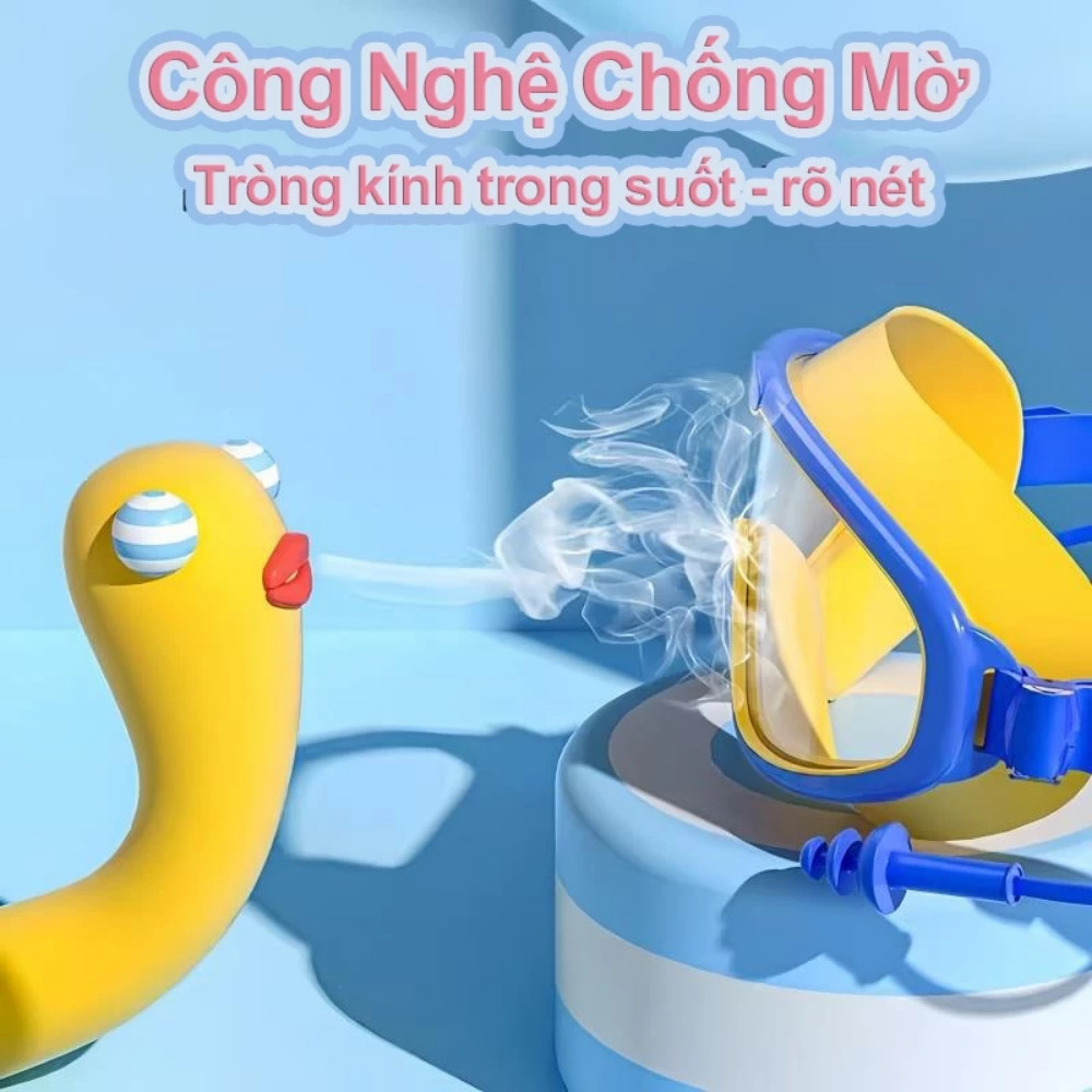 Kính Đi Bơi Cho Bé Mắt Rộng, Kính Bơi Trẻ Em Dây Đeo Co Giãn, Phụ Kiện Bơi Lội Đi Biển Nhiều Màu