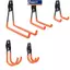 MAKY Móc kim loại hạng nặng Nhà để xe Người tổ chức treo tường Móc treo xe đạp Móc treo tường Chống trượt Móc lưu trữ cho thang Dụng cụ làm vườn VN