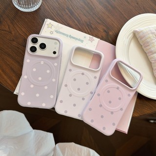 [Sheren] Vỏ điện thoại đơn giản chấm bi Thích hợp cho i17 16 15 14 13 12 11 pro max Vỏ bảo vệ chống sốc
