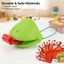 Trò chơi lưỡi vẫy ếch SMILE, Tương tác giữa cha mẹ và con cái với thẻ Ếch với lưỡi thổi, Trò chơi máy tính để bàn hai / bốn người vui nhộn Trò chơi lưỡi thằn lằn Đồ chơi trẻ em