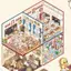 1 Bộ Cảnh Hoạt Hình Phong Cảnh Stier Sách DIY 3D Stiers Cabin Cảnh Nhà Thơ Stiers Cảnh Thu Nhỏ Stiers Quà Tặng Sinh Nhật Đẹp