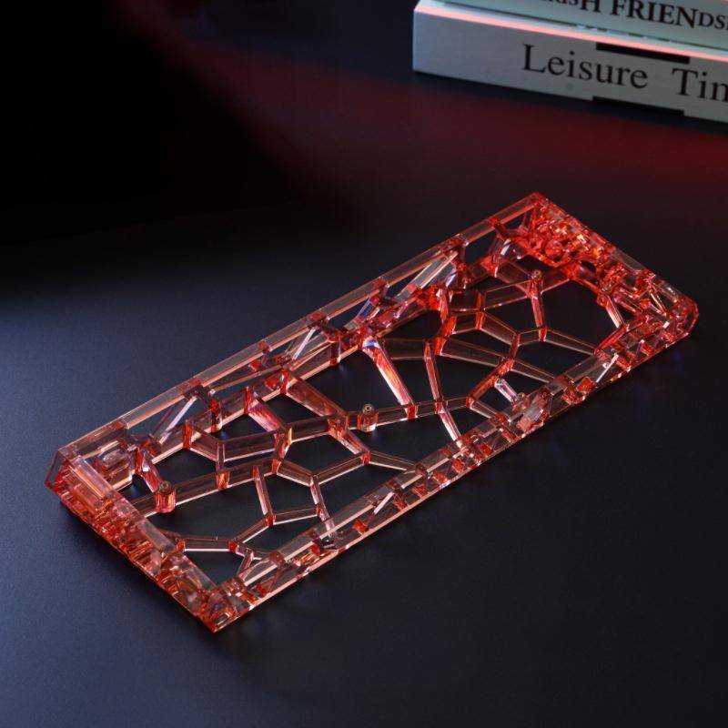JINHF GH60 Vỏ bàn phím trong suốt rỗng Bàn phím cơ tùy chỉnh DIY Project Acrylic Case Bảo vệ mạnh mẽ HOT