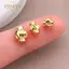 PNPIA- 10-100 Chiếc Thép Không Gỉ Vàng Miếng Đệm Hạt Cho Vòng Tay Trang Sức Làm DIY Tròn Phẳng Rời Hạt Handmade Đồ Trang Sức Thủ Công