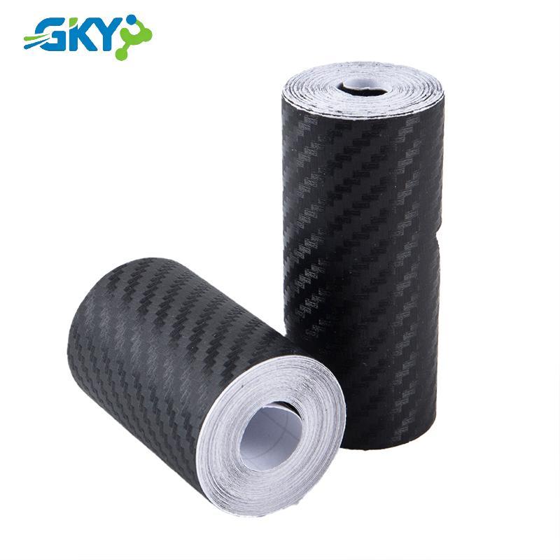 GKY 3D Sợi Carbon Xe Stier Dán Bảo Vệ Cửa Bên Chống Trầy Xước Băng Phim GKY