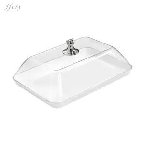 Jfory Đế bánh có đĩa trái cây mái vòm trong suốt cho đám cưới Nhà hàng trưng bày cửa hàng