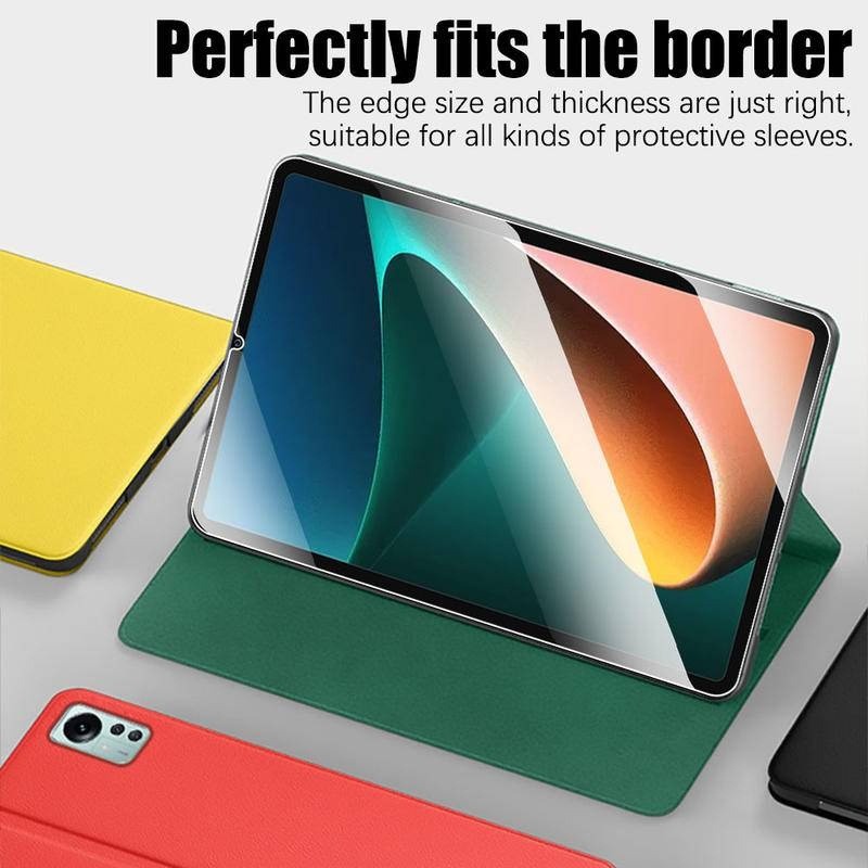 1-2 Chiếc HD Kính Cường Lực Cho Samsung Galaxy Tab A7 A8 A9 A9 + A11 A11 + Lite Cho Active4 Active5 Pro Matte Kính Cường Lực Bảo Vệ Màn Hình Chống Trầy Xước Phim HD