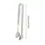 Luckyew Thép Không Gỉ Mini Kẹp Thực Phẩm Cho Đường Viên Đá Nhíp Dễ Thương Nướng Bánh Ngọt Trang Trí Bánh Kẹo Món Tráng Miệng Kẹp TQ