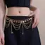 Kudosation Nữ Dây Thắt Lưng Trang Sức Thời Trang Bướm Bụng Trang Trí Cơ Thể Kim Loại Nhiều Nữ Eo Dây Xích Trang Sức Thời Trang Bướm Bụng Trang Trí Cơ Thể Kim Loại Nhiều Lớp Pan