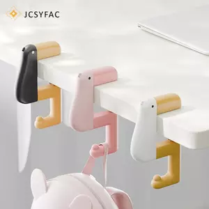 JCSYFAC Tư Duy Du Di Động Móc Treo Trang Trí Bàn Ví Túi Móc Treo Tường Braet Túi Xách Không Đấm Sinh Viên Văn Phòng Vật Dụng Mới