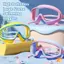 Kính bơi chống sương mù khung lớn dành cho trẻ em chống nước cho lớp đào tạo bơi lội bên bể bơi mới