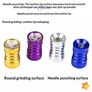 1 Cái Công cụ định hình đa chức năng 2in1 Bida Cue Tip Tool Hợp kim nhôm bền Màu xanh Vàng đỏ Bla Hiệu suất Cue hoàn hảo mới