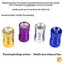 1 Cái Công cụ định hình đa chức năng 2in1 Bida Cue Tip Tool Hợp kim nhôm bền Màu xanh Vàng đỏ Bla Hiệu suất Cue hoàn hảo mới