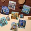 BEABOUT Bookmark, Bút đánh dấu trang rỗng bằng kim loại, Khung nghệ thuật cổ điển Tranh nổi tiếng Kẹp trang kim loại Người yêu đọc sách