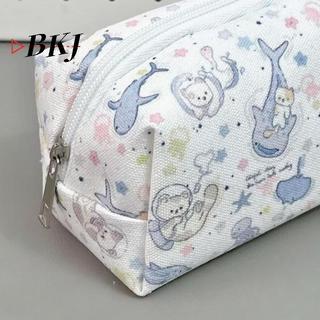 [KJ] Túi đựng bút chì dung tích lớn phong cách Hàn Quốc dành cho sinh viên Văn phòng phẩm Túi du lịch trang điểm [Mới]