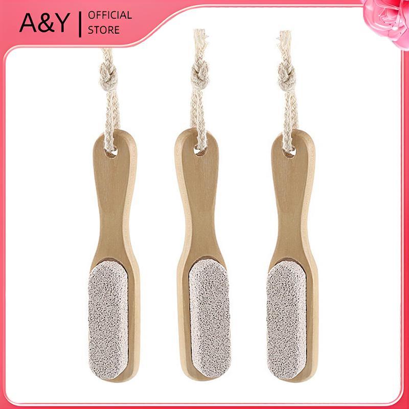 A & Y Gỗ Pumice Đá Bàn Chải Massage Chân Tẩy Tế Bào Chết Tẩy Tế Bào Chết Dụng Cụ Chà.