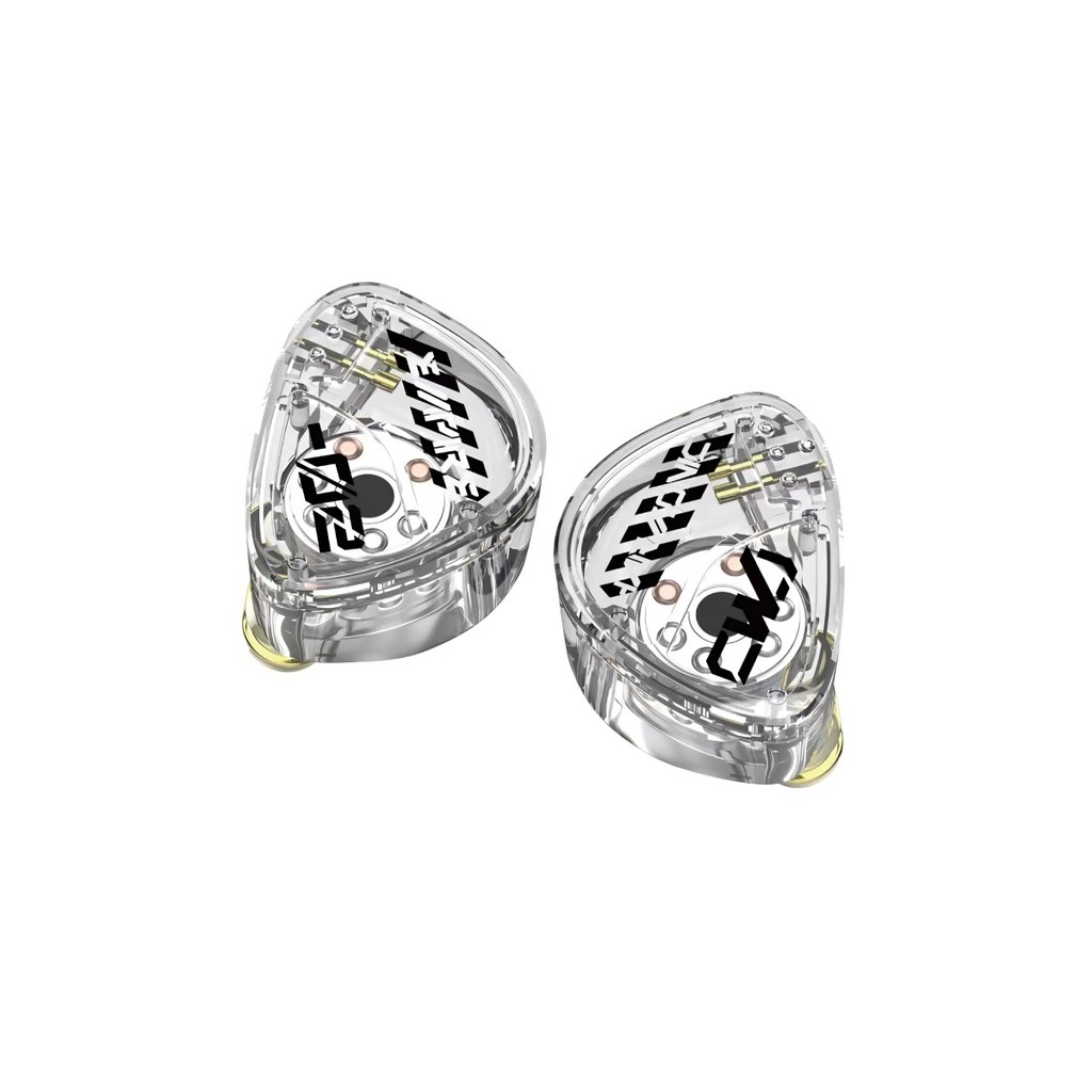 HE CAI WEN JI 10mm Single Dynamic Driver Tai nghe nhét tai Hi-Fi với cáp cao cấp 0,78mm 2Pin Clear IMEs CaiWenJi