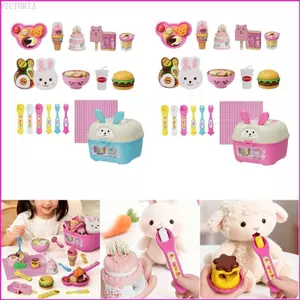 VIC Girl Giả Vờ Chơi Đồ Chơi Nhà Bếp Bộ Đồ Chơi Thiết Kế Thực Tế Đồ Chơi Cho Ăn Để Dễ Dàng Vệ Sinh Và Giải Trí Trẻ Em