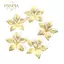 PNPIA- 50 Cái / bộ Vintage Kim Loại Hoa Filigree Lát Quyến Rũ Trang Sức DIY Thủ Công Phát Hiện