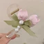 Kẹp Cá Mập Tulip Cho Nữ Nửa Updo Tóc Vuốt Kẹp Phụ Kiện Tóc Mùa Hè Có Răng Chống Trơn Trượt