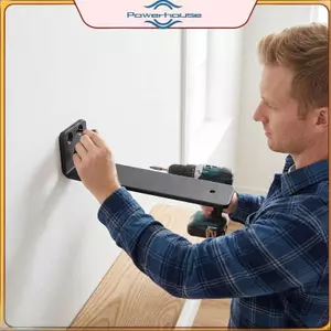 POWER Vô hình Kệ nổi Braets 4MM Giá đỡ kim loại hình chữ L chắc chắn cho giá sách treo tường Lưu trữ phòng học.