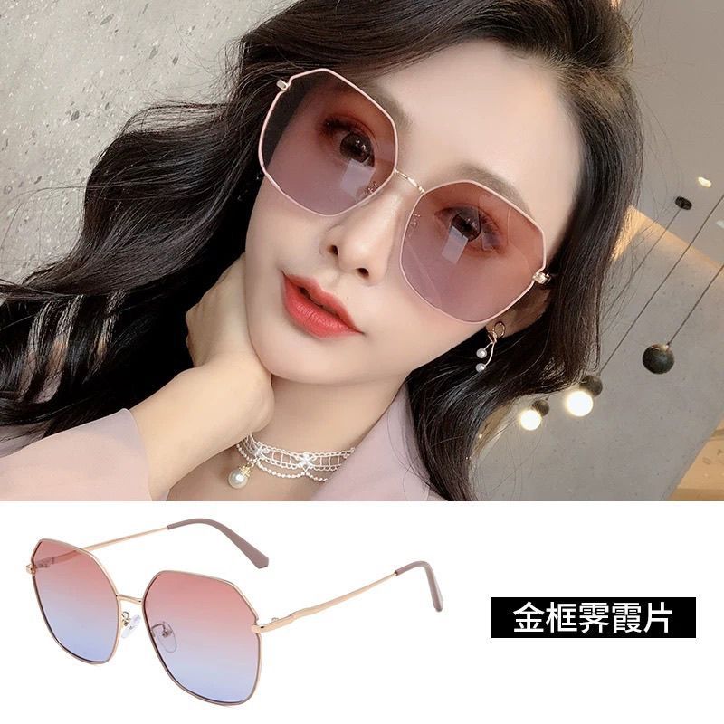 Kính râm lái xe cao cấp 2026 Kính râm phong cách mới Chống tia cực tím dành cho nữ có thể được trang bị kính cận thị với độ 26.3.22
