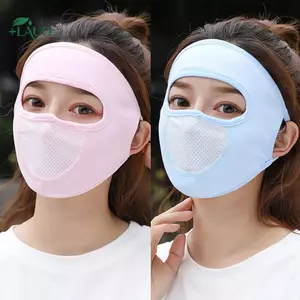 Springevenstar Mặt nạ Mùa hè Ice Silk Chống tia cực tím Thể thao Đi xe đạp Xe đạp Xe máy Face Cover Springevenstar