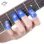 HFTOY 4X guitar bảo vệ ngón tay đầu ngón tay pis silicone bảo vệ plectrum bass ukulele ~