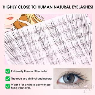 Phụ Nữ Keo Phong Cách Lash Cụm Anime Cosplay Lash Nối Dài Hoàn Hảo Cho Người Mới Bắt Đầu