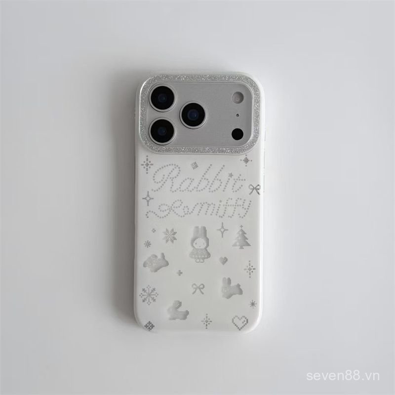 Ốp Điện Thoại Thích Hợp Cho iPhone 11 12 13 14 15 16 17 Pro max Plus Air Winter Christmas Miffy Rabbit Vỏ Bảo Vệ Chống Sốc Bao Gồm Tất Cả B8PP