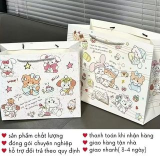 Túi Quà Sinh Nhật Đáng Yêu Đựng Đồ Cute Tặng Bạn Gái Người Thân Timo GQ14
