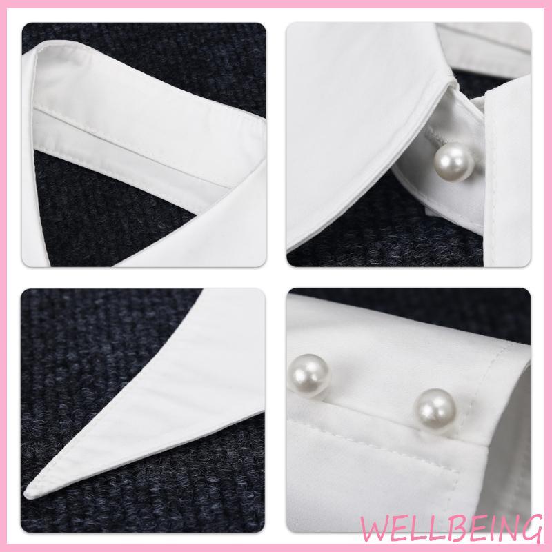 Comfortable Women's Collar Insert Breathable Cotton Detachable Collar for Women