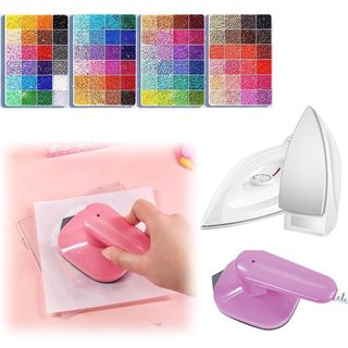 INENK Sắt Mini, DIY 2.6mm Cầu Chì Hạt Cắt Đậu Dụng Cụ, Hạt Nhựa Di Động Ủi Cầu Chì Hạt Chọn Khay Bộ Đồ Chơi Trẻ Em