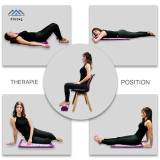 ELBBKG 1 Bộ Thảm Tập Yoga Bấm huyệt Đệm Massage Cơ Thể Kim Với Gai Máy Mát Xa Chân Thể Dục Pilates Mới