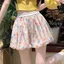Hoa Lông Tơ Hoa Bud Quần Short Nữ 2026 Băng Lụa Cao Cấp Ôm Hơn Nhìn Dopamine Cổ Culottes 5.12