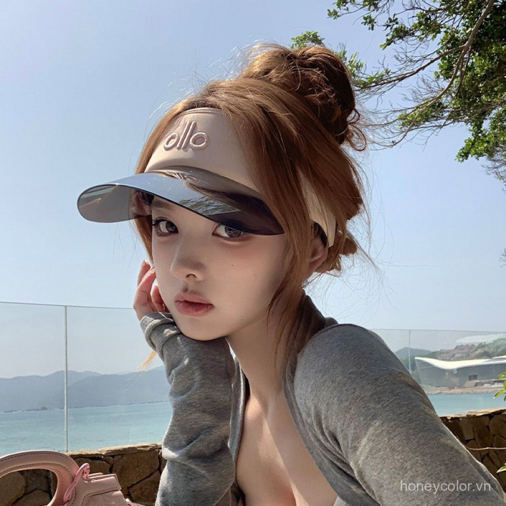 Mũ che nắng thể thao cho nữ Mùa hè ngoài trời Mũ chống nắng rộng vành chống tia cực tím Mũ chạy bộ không có hàng đầu