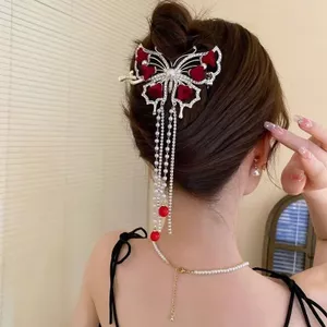 Lily of the Valley Tua Rua Kẹp Tóc Xoắn Giá Trị Cao Trên Mặt Sau Đầu Khóa Siêu Cổ Tích Mũ Đội Đầu Tóc Cổ
