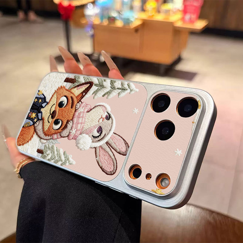 Ốp lưng iPhone Judy & Nick Pattern Bao da mềm cao cấp đựng máy ảnh - iP7/8/X/XS/XR/11/12/13/14/15/16/17/Plus/Air/Pro/Max