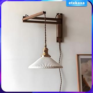 Giá đỡ đèn treo tường có cánh tay gấp, Giá đỡ tường bằng gỗ có thể điều chỉnh chuyên nghiệp cho phòng khách