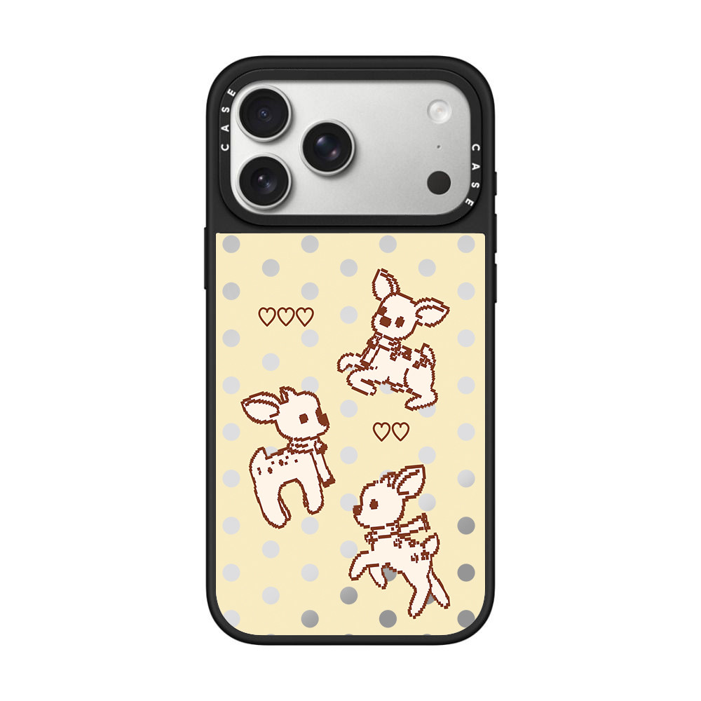 Ốp Điện Thoại Gương Hươu Có Mẫu Từ Tính Cho IPhone 17 Pro Max 17 16 15 14 13 12 11 Vỏ Bảo Vệ Chống Sốc