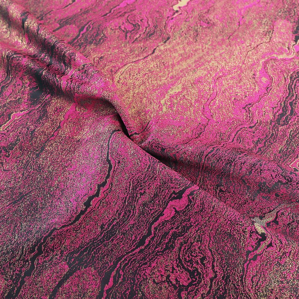 Retro Kim Loại Galaxy Satin Thổ Cẩm Vải Jacquard Cho Hanfu Mamian Váy Truyền Thống Trung Quốc Quần Áo DIY May