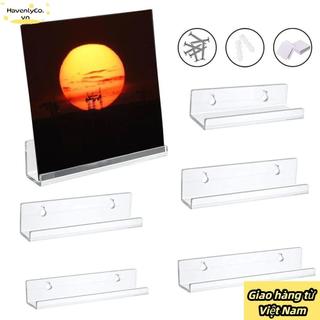 [Vận chuyển nhanh] Kệ CD HAVENLYCO, Giá đỡ hiển thị bản ghi Acrylic treo tường, Giá đỡ bản ghi Vinyl 4 / 7 / 12 inch