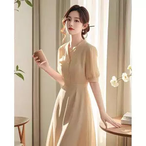 Đầm Cổ Tích Voan Tinh Tế Cao Cấp Trẻ Em Mùa Hè, Siêu Đẹp Tình Yêu Đầu Tiên Tính Khí Đẹp Màu Trơn