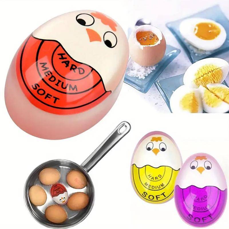 PNPIA- Trứng Hẹn Giờ Đổi Màu Trứng Luộc Nấu Ăn Chỉ Báo Tính Nhất quán Dụng Cụ Nhà Bếp Cho Bữa Sáng Gia Đình