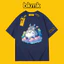 Hàng sẵn có Vintage Series BKMK Màu Bong Bóng Totoro In Hình Dễ Thương Mềm Cao Cấp Cổ Tròn Áo Thun Unisex Bán Chạy