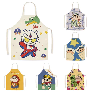 Come on Shin-Chan Phim Hoạt Hình Anime Chống Bẩn Không Tay Tạp Dề Bảo Hộ Lao Động Hộ Gia Đình Nấu Ăn Nướng Tạp Dề Vệ Sinh T4KD