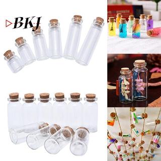 [KJ] 10 Chai Thủy Tinh Mini Có Nút Chặn Nút Chai Trong Suốt Lọ Trang Trí Đám Cưới [Mới]