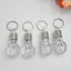 JCSYFAC Mới Lạ Chiếu Sáng Mini Bóng Đèn LED Móc Khóa Vòng Chìa Khóa Chiếu Sáng Hoạt Hình Xe Chìa Khóa Đèn Mặt Dây Chuyền Chìa Khóa Fob Quà Tặng Giáng Sinh Mới